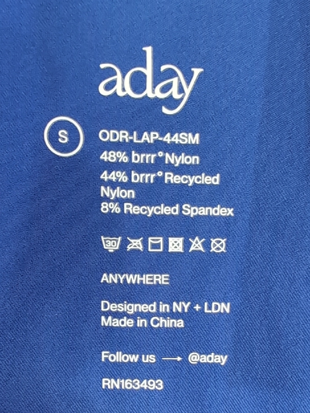 ADay Anywhere Shirt Dress Alpis Blue Size Small - Picture 7 of 8